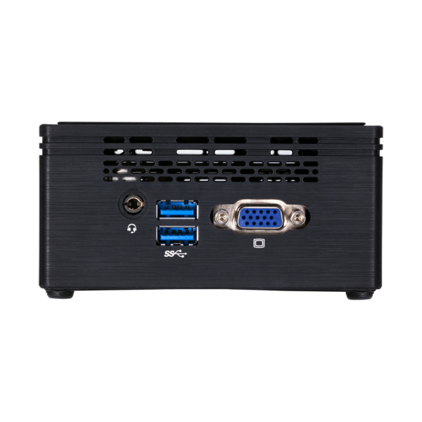 GIGABYTE PC BRIX, Intel Celeron J3455 2.3 GHz, HDMI, DSUB, LAN, WIFI, Bluetooth, 2,5" HDD hely, 4xUSB 3.0 (GB-BPCE-3455)