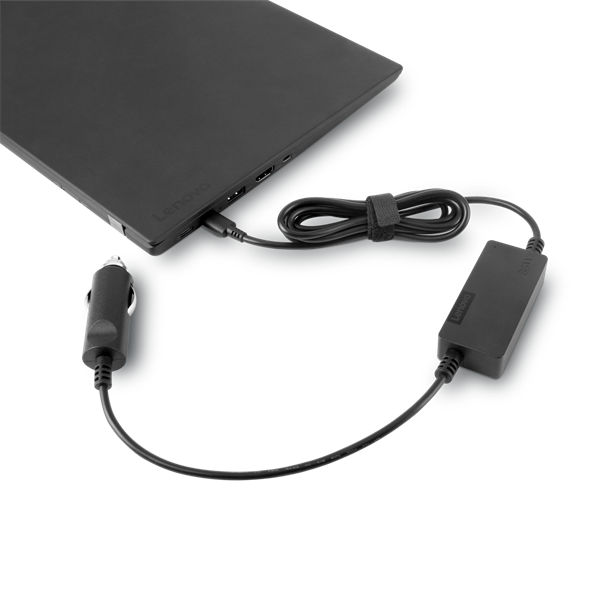 LENOVO AC/DC Adapter - 65W ThinkPad USB-C DC utazó adapter szivargyújtós (40AK0065WW)