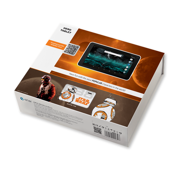 eSTAR HERO Tablet Star Wars BB8, 7.0"/A35/16GB/2GB/2400mAh/WiFi (5297399111348)