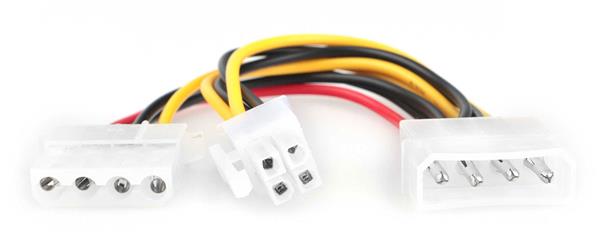 4pin CPU táp - 2xMolex táp átalakító CC-PSU-4