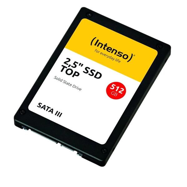 512GB Intenso TOP 2,5 3812450 (R/W:520/500MB/s) SATA3 SSD