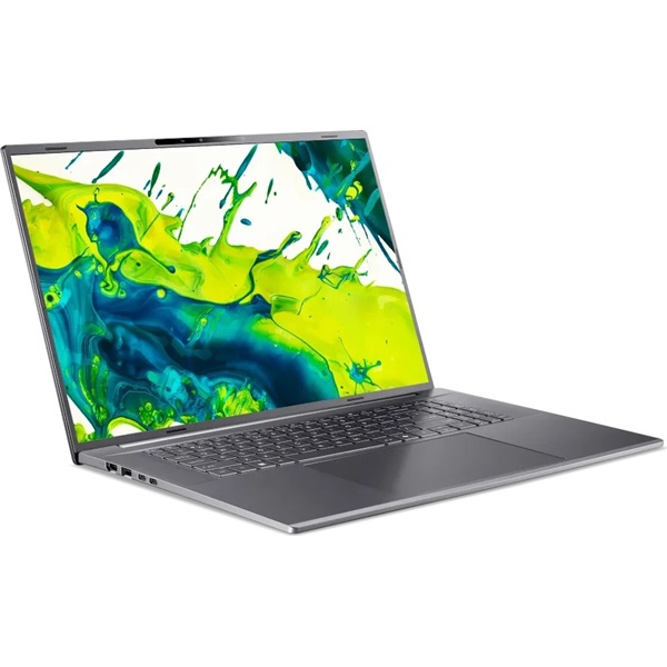 ACER Aspire A18-I71M-70GK, 18" WUXGA, Intel Core Ultra 7 355, 16GB, 512GB SSD, UMA, Win11 Home, acélszürke (NX.JZEEU.001)