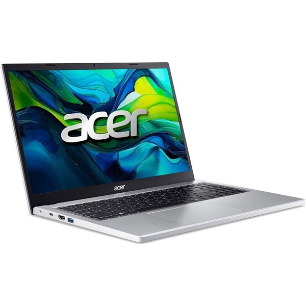 ACER Aspire AG15-32P-36AU, 15.6" FHD, Intel Core 3 N355, 8GB, 512GB SSD, UMA, DOS, ezüst (NX.J8XEU.008)