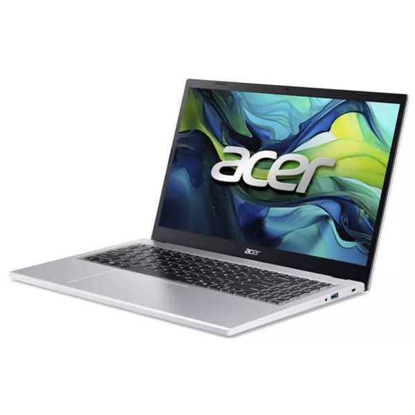 ACER Aspire AG15-71P-53ZM, 15.6" FHD IPS, Intel Core i5-13420H, 16GB, 1TB SSD, UMA, DOS, ezüst (NX.J6SEU.003)