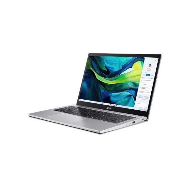 ACER Aspire Go AG15-42P-R6X6, 15.6" FHD, AMD Ryzen 7 5825U, 16GB, 512GB SSD, UMA, Win11 Home, ezüst (NX.J7WEU.00A)