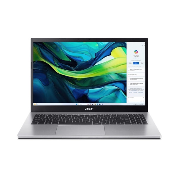 ACER Aspire Go AG15-42P-R6X6, 15.6" FHD, AMD Ryzen 7 5825U, 16GB, 512GB SSD, UMA, Win11 Home, ezüst (NX.J7WEU.00A)
