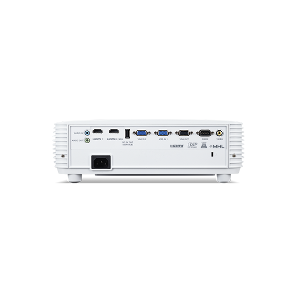 ACER DLP 3D Projektor X1629H, WUXGA (1920x1200), 16:10, 4500Lm, 10000/1, 2xHDMI, RS232 (MR.JU111.001)