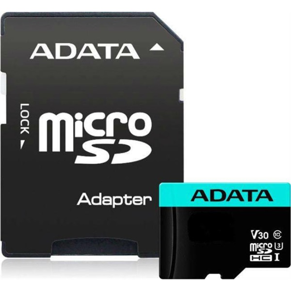 ADATA Memóriakártya MicroSDXC 256GB + Adapter UHS-I V30 A2 CL10 (100/85) (AUSDX256GUI3V30SA2-RA1)