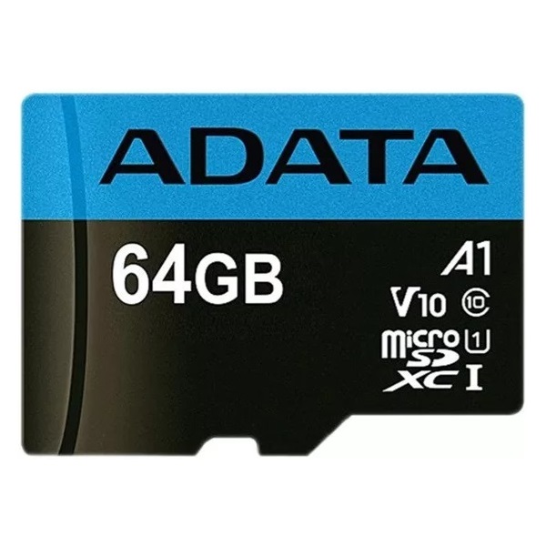 ADATA Memóriakártya MicroSDXC 64GB + Adapter UHS-I V30S (100/85) (AUSDX64GUI3V30SA2-RA1)