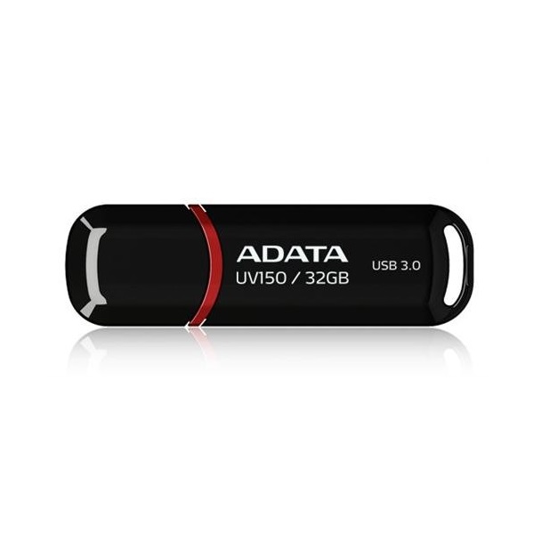 ADATA Pendrive 32GB, UV150 USB 3.1, Fekete (AUV150-32G-RBK)