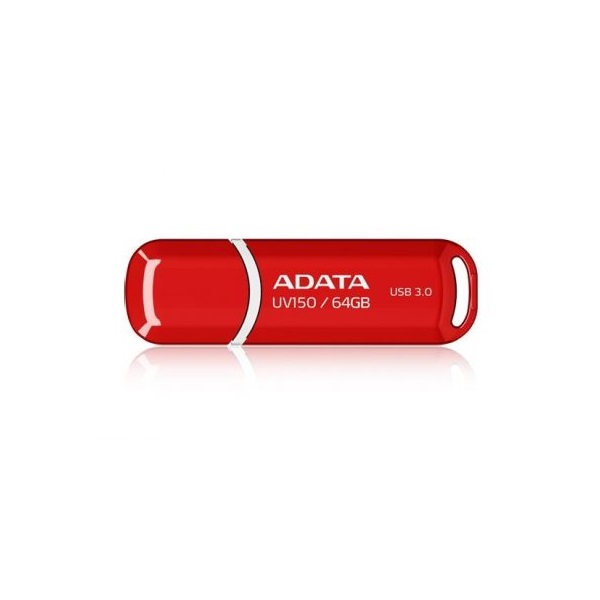 ADATA Pendrive 64GB, UV150 USB 3.2, Piros (AUV150-64G-RRD)