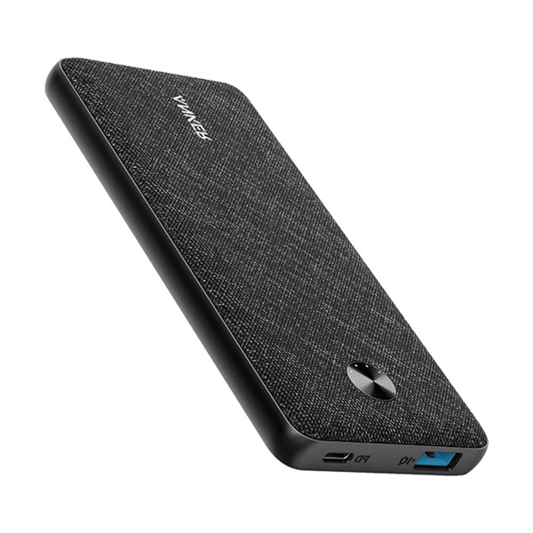 ANKER Powerbank PowerCore III Sense 10000mAh, 18W, USB-C, 2xUSB-A, fekete - A1248G11 (A1248G11)