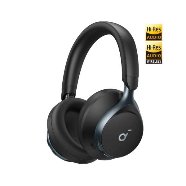 ANKER Vezeték Nélküli Fejhallgató, Soundcore Space One, Aktív Zajszűrő, fekete - A3035G11 (A3035G11)