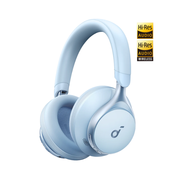 ANKER Vezeték Nélküli Fejhallgató, Soundcore Space One, Aktív Zajszűrő, kék - A3035G31 (A3035G31)