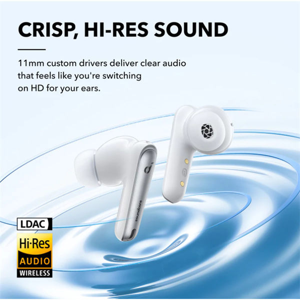 ANKER Vezeték Nélküli Fülhallgató, Soundcore Liberty 4 NC, fehér - A3947G21 (A3947G21)
