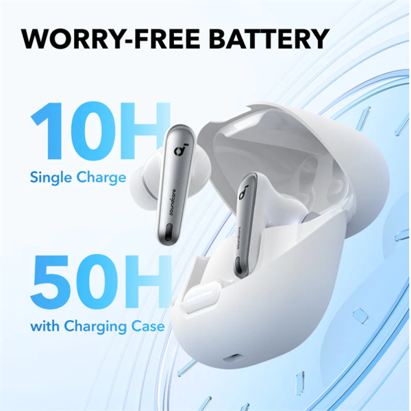 ANKER Vezeték Nélküli Fülhallgató, Soundcore Liberty 4 NC, fehér - A3947G21 (A3947G21)