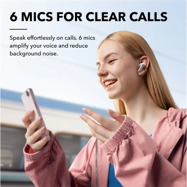 ANKER Vezeték Nélküli Fülhallgató, Soundcore Liberty 4 NC, fehér - A3947G21 (A3947G21)