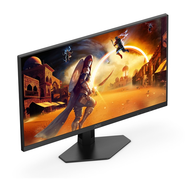 AOC Gaming 180Hz IPS monitor 23.8" 24G4XE, 1920x1080, 16:9, 300cd/m2, 1ms, 2xHDMI/DisplayPort, hangszóró (24G4XE)