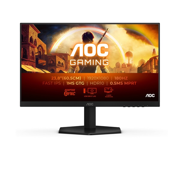AOC Gaming 180Hz IPS monitor 24" 24G42E, 1920x1080, 16:9, 300cd/m2, 1ms, HDMI/DisplayPort (24G42E)