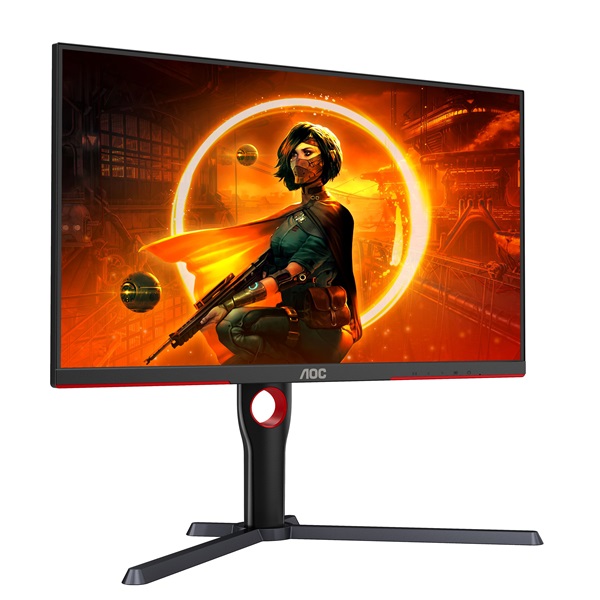 AOC Gaming 180Hz monitor 27" Q27G3XMN/BK, 2560x1440 16:9, 1.000cd/m2, 1ms, 2xHDMI/DisplayPort, áll. mag.,pivot, HDR1000 (Q27G3XMN/BK)