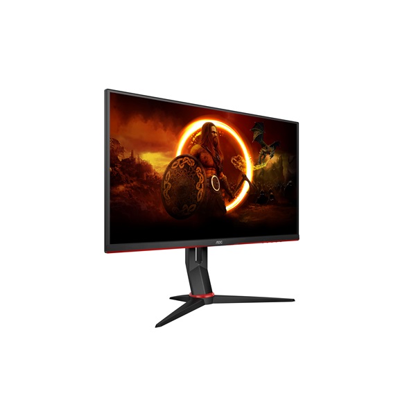 AOC Gaming 280Hz monitor 27" 27G2ZN3/BK, 1920x1080, 16:9, 300cd/m2, 0,5ms, 2xHDMI/DisplayPort, áll. mag. pivot (27G2ZN3/BK)