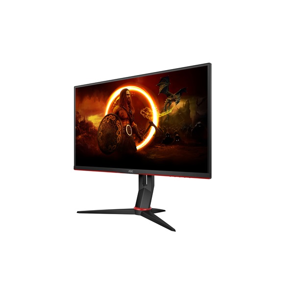 AOC Gaming 280Hz monitor 27" 27G2ZN3/BK, 1920x1080, 16:9, 300cd/m2, 0,5ms, 2xHDMI/DisplayPort, áll. mag. pivot (27G2ZN3/BK)
