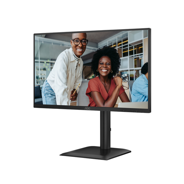 AOC IPS 120Hz FHD monitor 23.8" 24E4CV, 1920x1080, 16:9, 4ms, 300cd/m2, DisplayPort/HDMI/4xUSB-A, pivot, hangszóró (24E4CV)