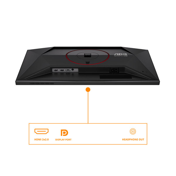 AOC IPS Gaming monitor 23,8" 24G4ZR 1920x1080, 16:9, 300cd/m2, 1ms, DisplayPort/2xHDMI, 260 Hz, áll.mag.,pivot (24G4ZR)