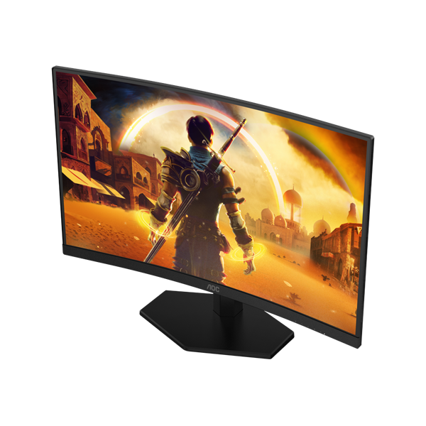 AOC Ívelt Gaming monitor 27" C27G42ZE 2560x1440, 16:9, 300cd/m2, 1ms, HDMI/DisplayPort, 240 Hz (C27G42ZE)