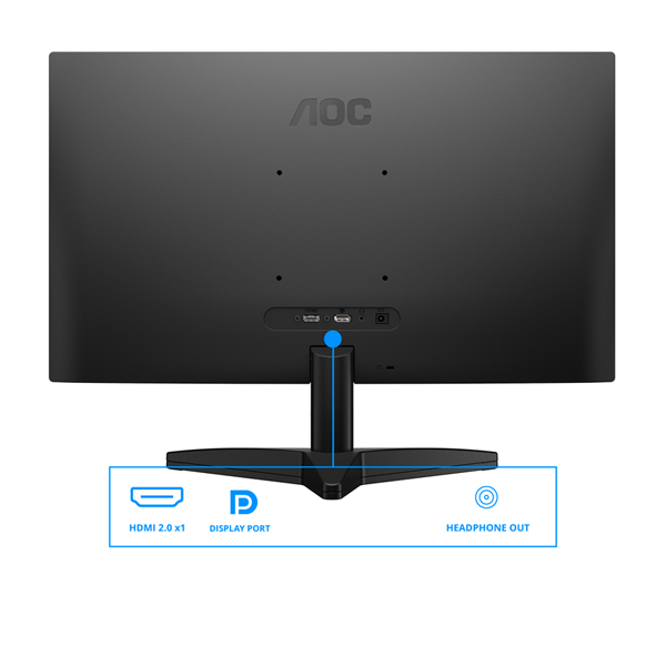 AOC IPS QHD 144Hz Gaming monitor 23.8" Q24B36X, 2560x1440, 16:9, 300cd/m2, 4ms, 1xDisplayPort/1xHDMI (Q24B36X)