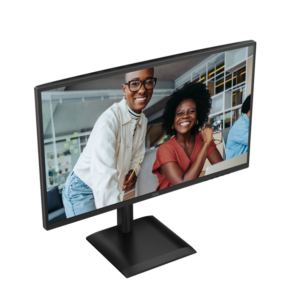 AOC IPS monitor 27" 27E4U 1920x1080, 16:9, 300cd/m2, 4ms, VGA/HDMI/USB, hangszóró, 120 Hz, áll.mag., pivot (27E4U)