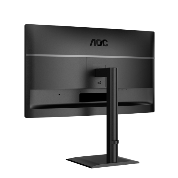 AOC IPS monitor 27" Q27E4U 2560x1440, 16:9, 350cd/m2, 4ms, HDMI/DisplayPort/4xUSB, hangszóró, 120 Hz, áll.mag., pivot (Q27E4U)