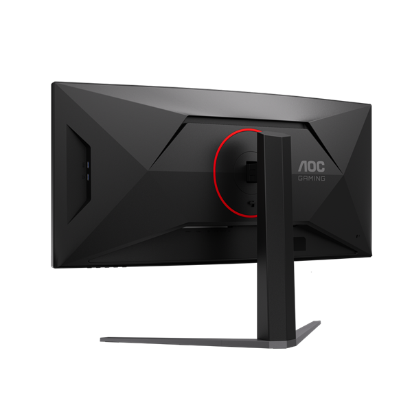 AOC Ívelt Gaming 180Hz VA monitor 34" CU34G4CA, 3440x1440, 21:9, 450cd/m2, 1ms, 2xHDMI/DisplayPort/2xUSB, hangszóró (CU34G4CA)