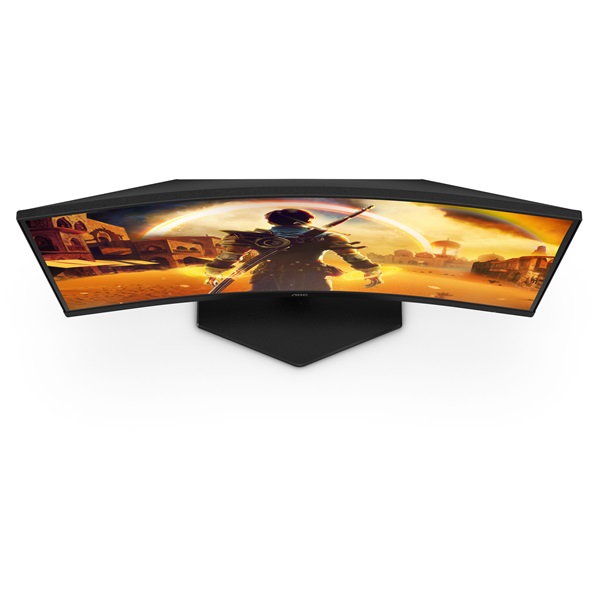 AOC Ívelt Gaming 180Hz monitor 23.6" C24G42E, 1920x1080, 16:9, 250cd/m2, 0,5ms, HDMIx2/DisplayPort, hangszóró (C24G42E)
