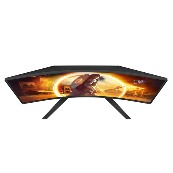 AOC Ívelt Gaming 180Hz monitor 31,5" CQ32G4VE, 2560x1440, 16:9, 300cd/m2, 1ms, 2xHDMI/DisplayPort, HDR10 (CQ32G4VE)