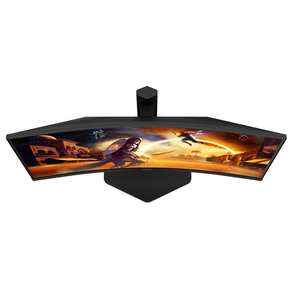 AOC Ívelt Gaming 280Hz monitor 27" C27G4ZXU, 1920x1080, 16:9, 300cd/m2, 0,3ms, HDMIx2/DisplayPort/USBx4 (C27G4ZXU)