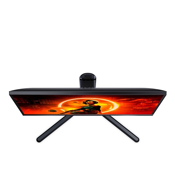 AOC Gaming 240Hz monitor 24.5" 25G3ZM/BK, 1920x1080, 16:9, 300cd/m2, 1ms, 2xHDMI/DisplayPort, áll. mag, pivot (25G3ZM/BK)