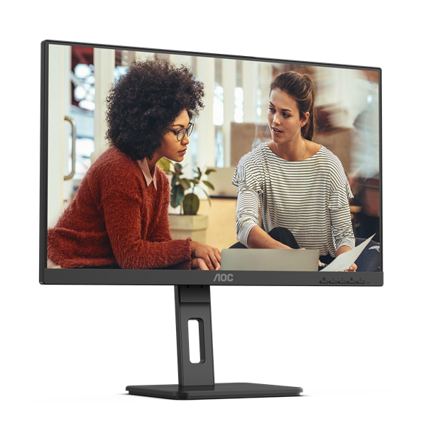 AOC IPS monitor 27" 27E3QAF, 1920x1080, 16:9, 300cd/m2, 4ms, HDMI/DisplayPort/VGA, Pivot, hangszóró (27E3QAF)