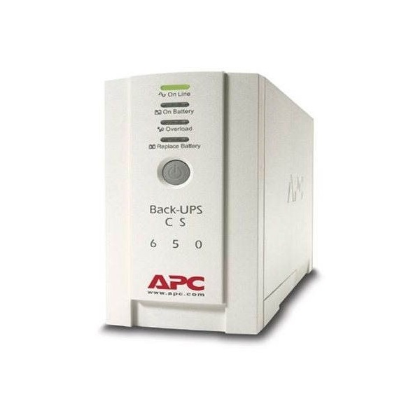 APC Back-UPS BK650EI (CS) (3+1 IEC13) 650VA (400 W) 230V Power-Saving OFFLINE szünetmentes tápegység, torony - USB inter (BK650EI)