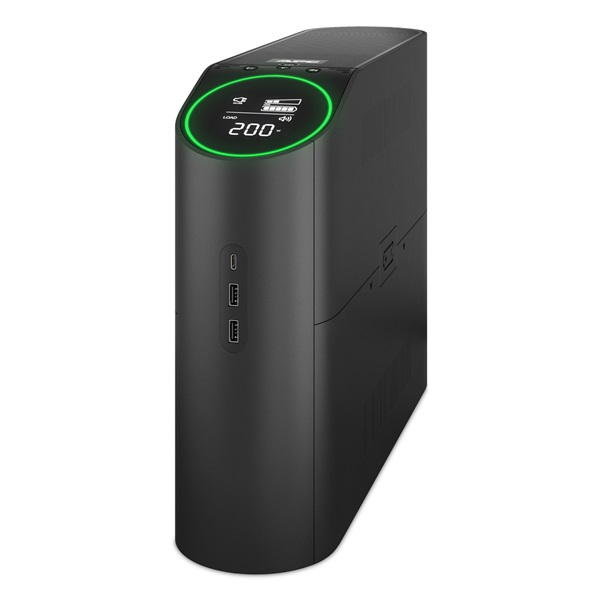 APC Back-UPS Pro Gaming, BGM2200 UPS, 2200VA/1320W, 4xSchuko 2xC13, LINE-INTERACTIVE szünetmentes,színuszos, AVR, RGB (BGM2200B-GR)