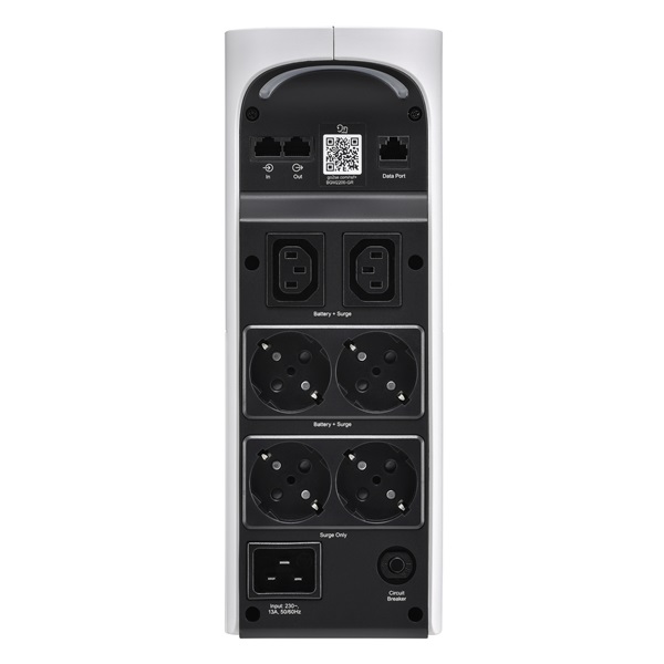 APC Back-UPS Pro Gaming, BGM2200 UPS, 2200VA/1320W, 4xSchuko 2xC13, LINE-INTERACTIVE szünetmentes,színusz,AVR,RGB, fehér (BGM2200-GR)
