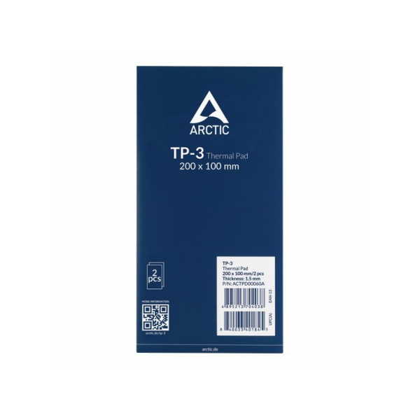 ARCTIC COOLING Hővezető lap TP-3 200x100mm, 1.5mm (2-PACK) (ACTPD00060A)