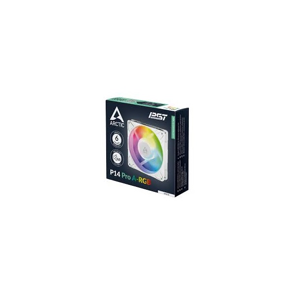 ARCTIC COOLING Rendszerhűtő Ventilátor P14 Pro A-RGB Fehér, 14cm (ACFAN00318A)