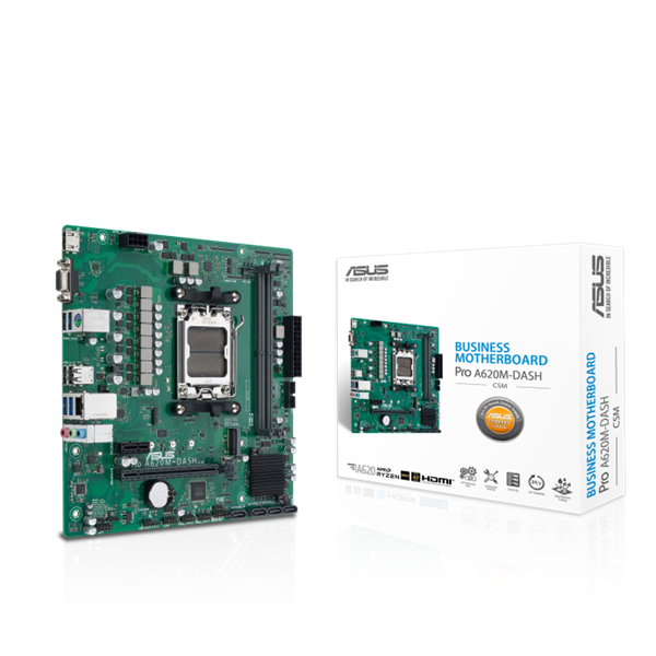 ASUS Alaplap AM5 PRO A620M-DASH-CSM AMD A620, mATX (PRO A620M-DASH-CSM)