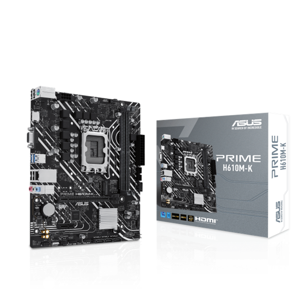 ASUS Alaplap S1700 PRIME H610M-K INTEL H610, mATX (PRIME H610M-K)