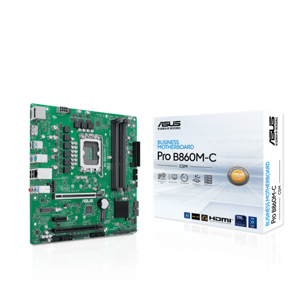 ASUS Alaplap S1851 PRO B860M-C-CSM INTEL B860, mATX (PRO B860M-C-CSM)