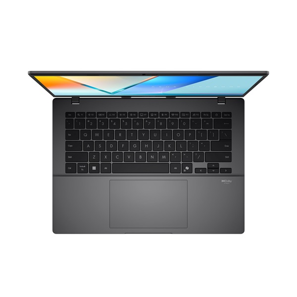 ASUS CONS NB Vivobook S S3407QA-KP014W, 14,0" WQXGA, Snapdragon X  X1 26 100, 16GB, 1TB SSD, INT, WIN11H, Szürke (S3407QA-KP014W)
