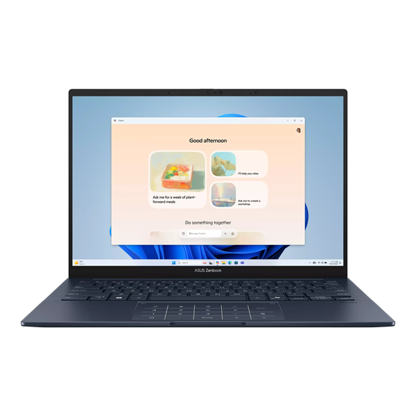 ASUS CONS NB ZenBook UX3405CA-ST1505OA 14" WQXGA+ OLED GL, Core Ultra 7 255H , 16GB, 512GB M.2, INT, NOOS, NoAdp, Ezüst (UX3405CA-ST1505OA)