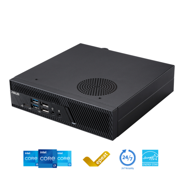 ASUS ExpertCenter miniPC PB63, Intel Core i5-14400, HDMI, DP, WIFI, USB 2.0, USB 3.2, USB Type-C (PB63-B-B50153MD)