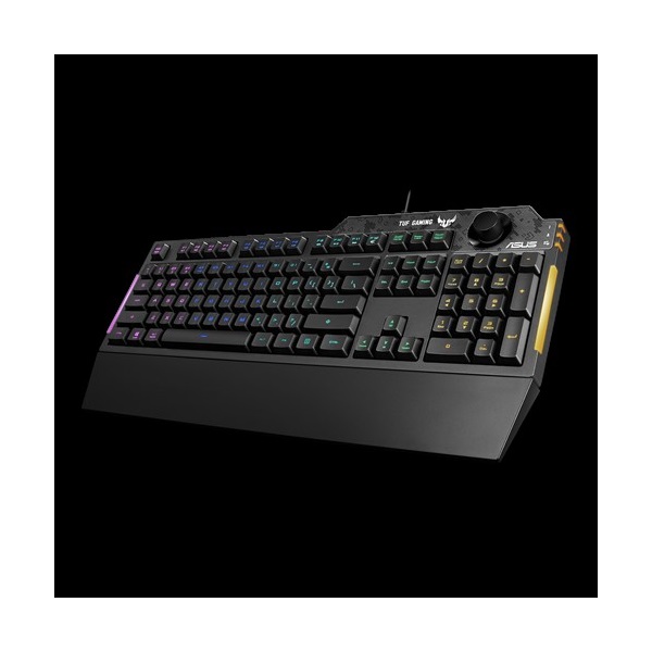 ASUS Vezetékes Billentyűzet TUF GAMING K1 USB, Fekete (RA04 TUF GAMING K1/HU)